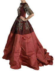 Dolce & Gabbana Seidenkleid „Crystal Chandelier Princess“
