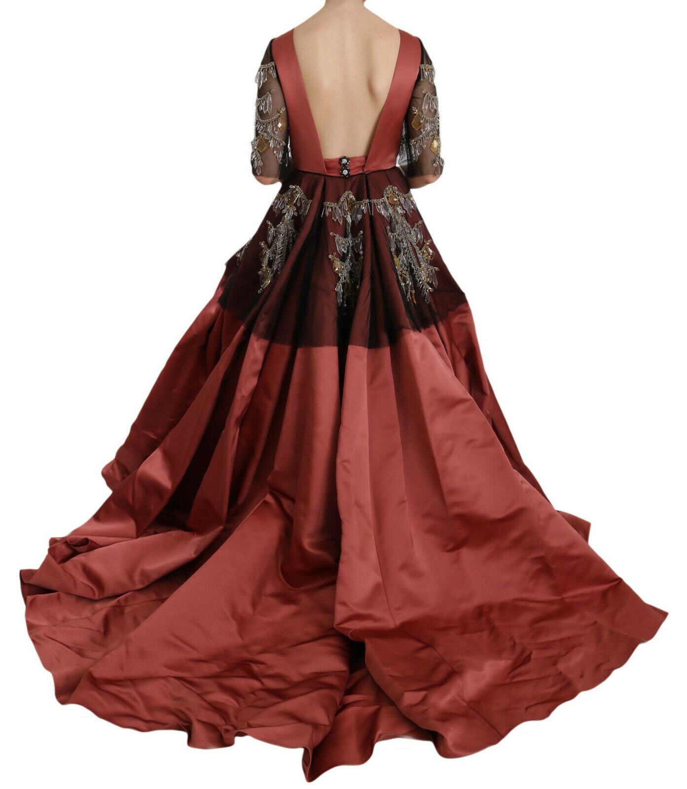 Dolce & Gabbana Seidenkleid „Crystal Chandelier Princess“