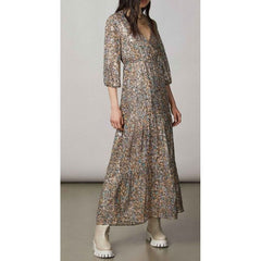 Patrizia Pepe Zijden Casual Jurk Goud