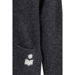 Marant Etoile Grijze Alpaca Vicugna Pacos Vest