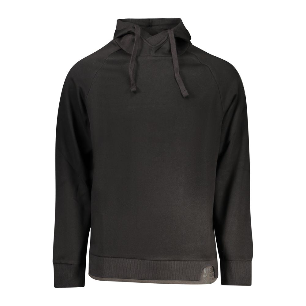 Rifle Herren-Sweatshirt aus schwarzer Baumwolle
