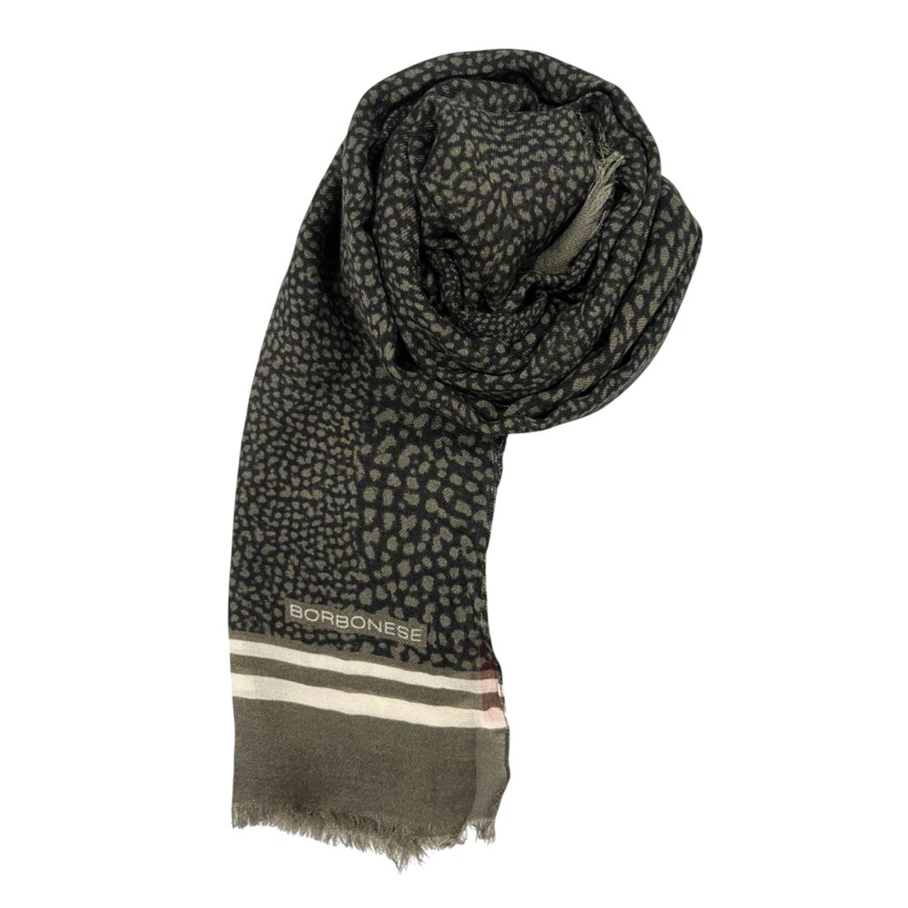 Borbonese Grauer Modal-Damen-Schal
