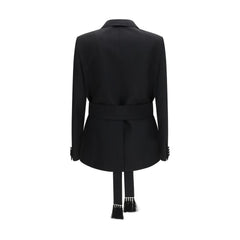 Valentino Black Wool Oves Aries Blazer