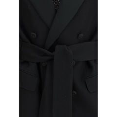 Valentino Black Wool Oves Aries Blazer