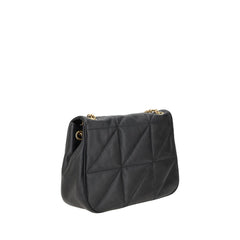 Saint Laurent Schultertasche aus schwarzem Kalbsleder (Bos Taurus)