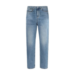 Gucci Blauwe Katoenen Slim Fit Jeans