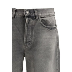Golden Goose Gray Cotton Relaxed Fit Jeans