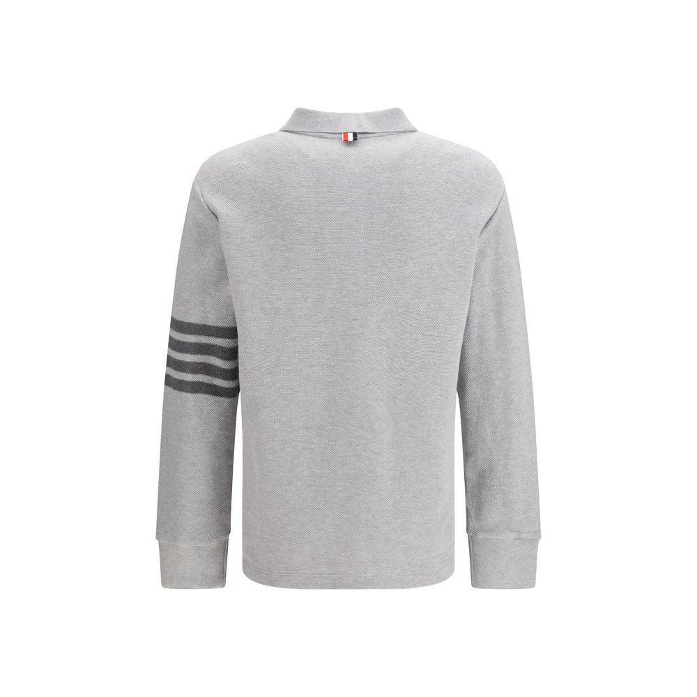 Thom Browne Grijs Katoenen Poloshirt