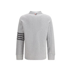 Thom Browne Grijs Katoenen Poloshirt