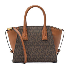 Michael Kors braune Canvas-Handtasche