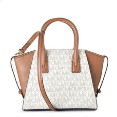 Michael Kors Beige Canvas Handtas