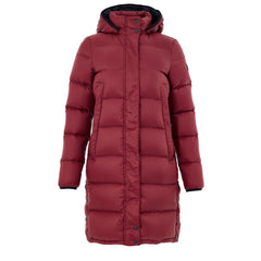 Moose Knuckles Bordeaux Katoenen Volledige Lengte Jas