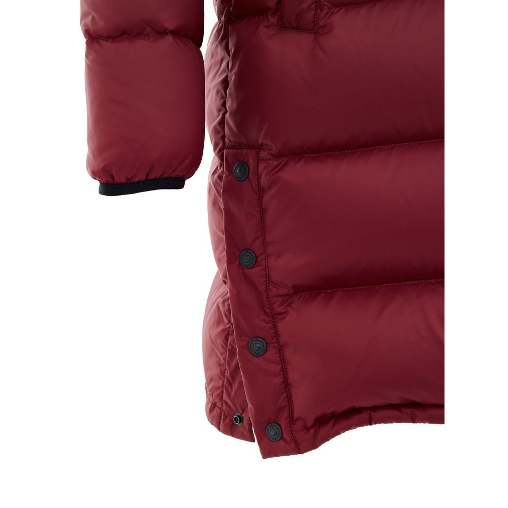 Moose Knuckles Bordeaux Katoenen Volledige Lengte Jas