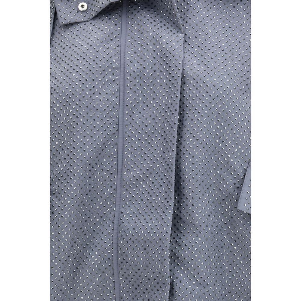 PINKO Blaue Polyester-Shell-Jacke