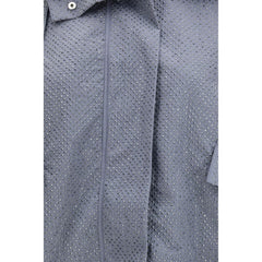 PINKO Blaue Polyester-Shell-Jacke
