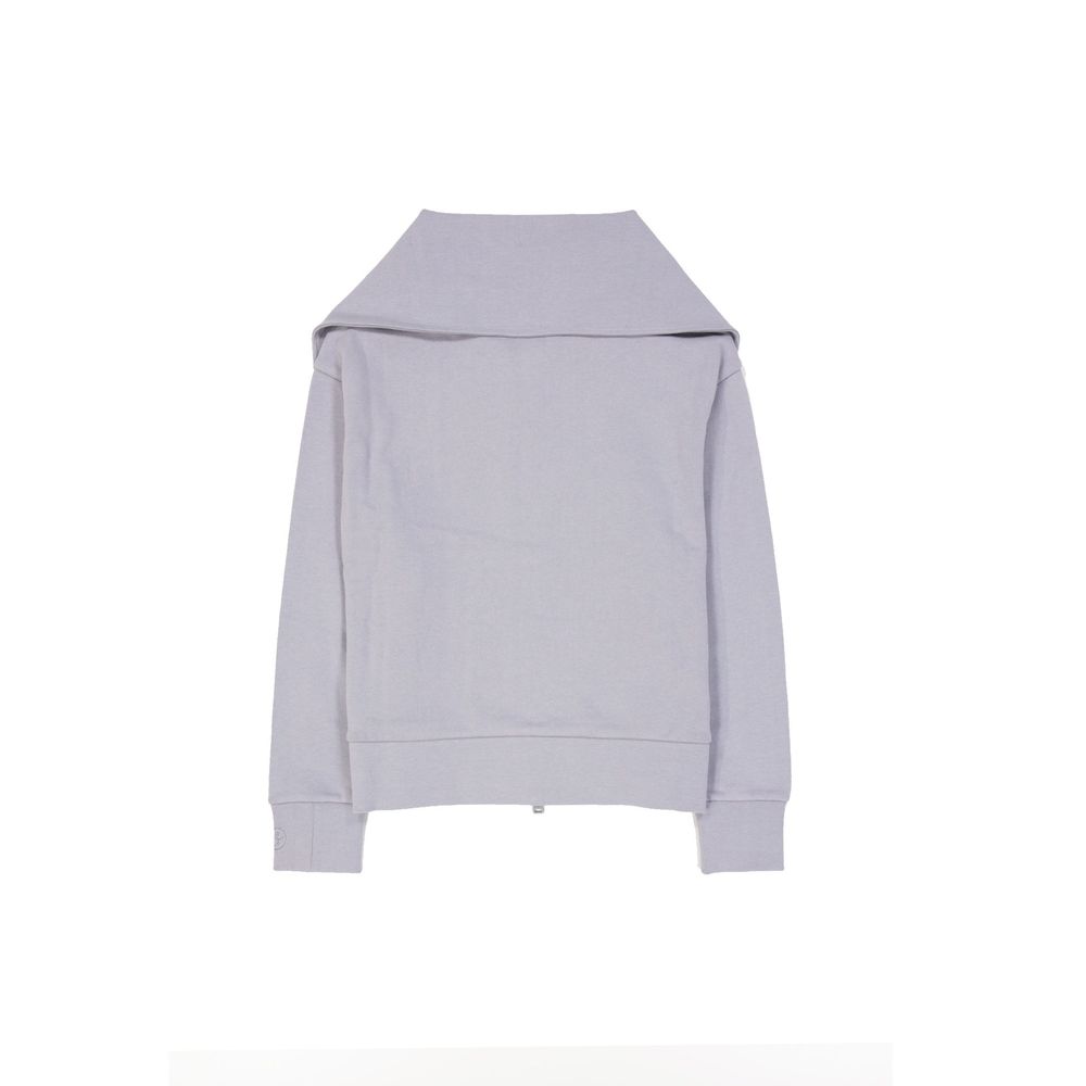 Herno Lila Baumwoll-Cardigan