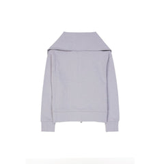 Herno Lila Baumwoll-Cardigan