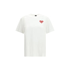 PINKO Wit Katoenen T-shirt