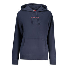 Tommy Hilfiger Blauer Baumwoll-Kapuzenpullover für Damen