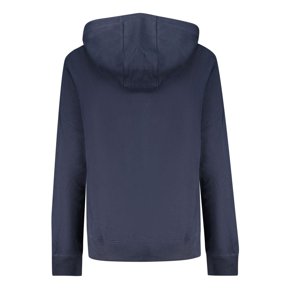 Tommy Hilfiger Blauer Baumwoll-Kapuzenpullover für Damen