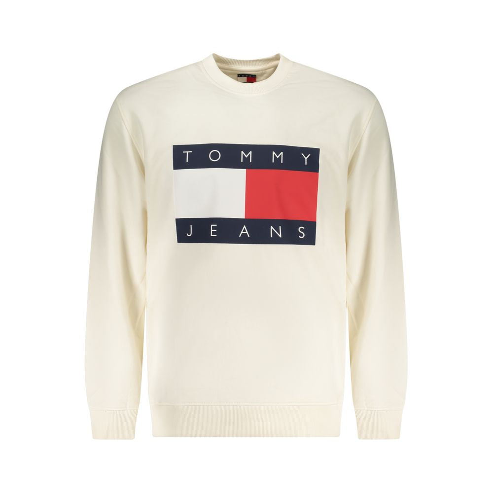 Tommy Hilfiger Weißes Baumwoll-Herren-Sweatshirt