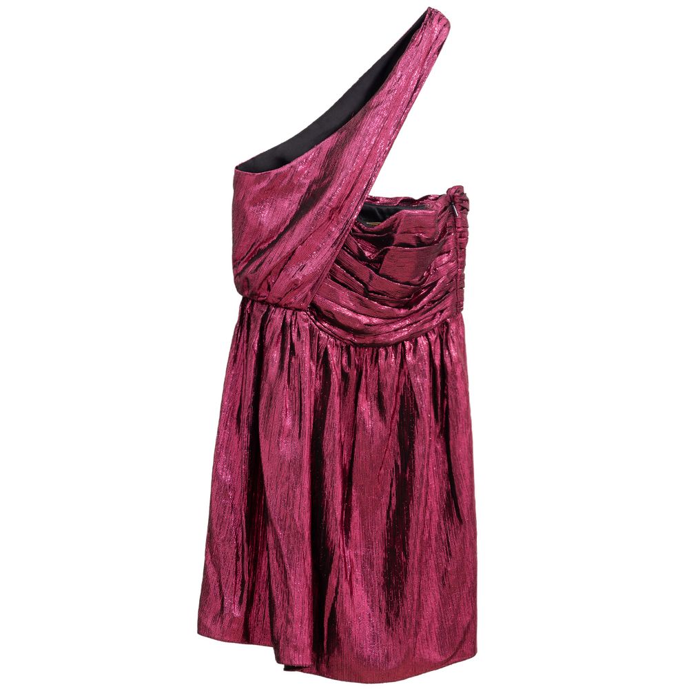 Saint Laurent Fuchsia Viscose-Kurzkleid