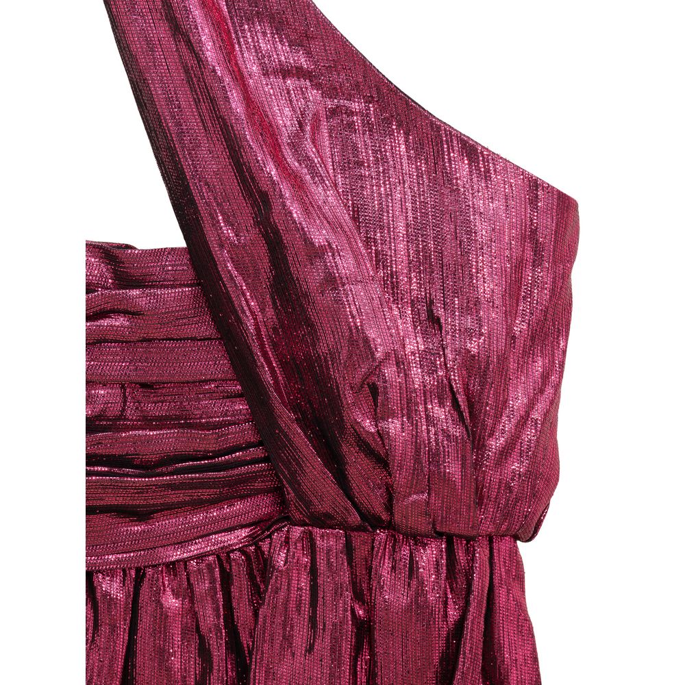 Saint Laurent Fuchsia Viscose-Kurzkleid