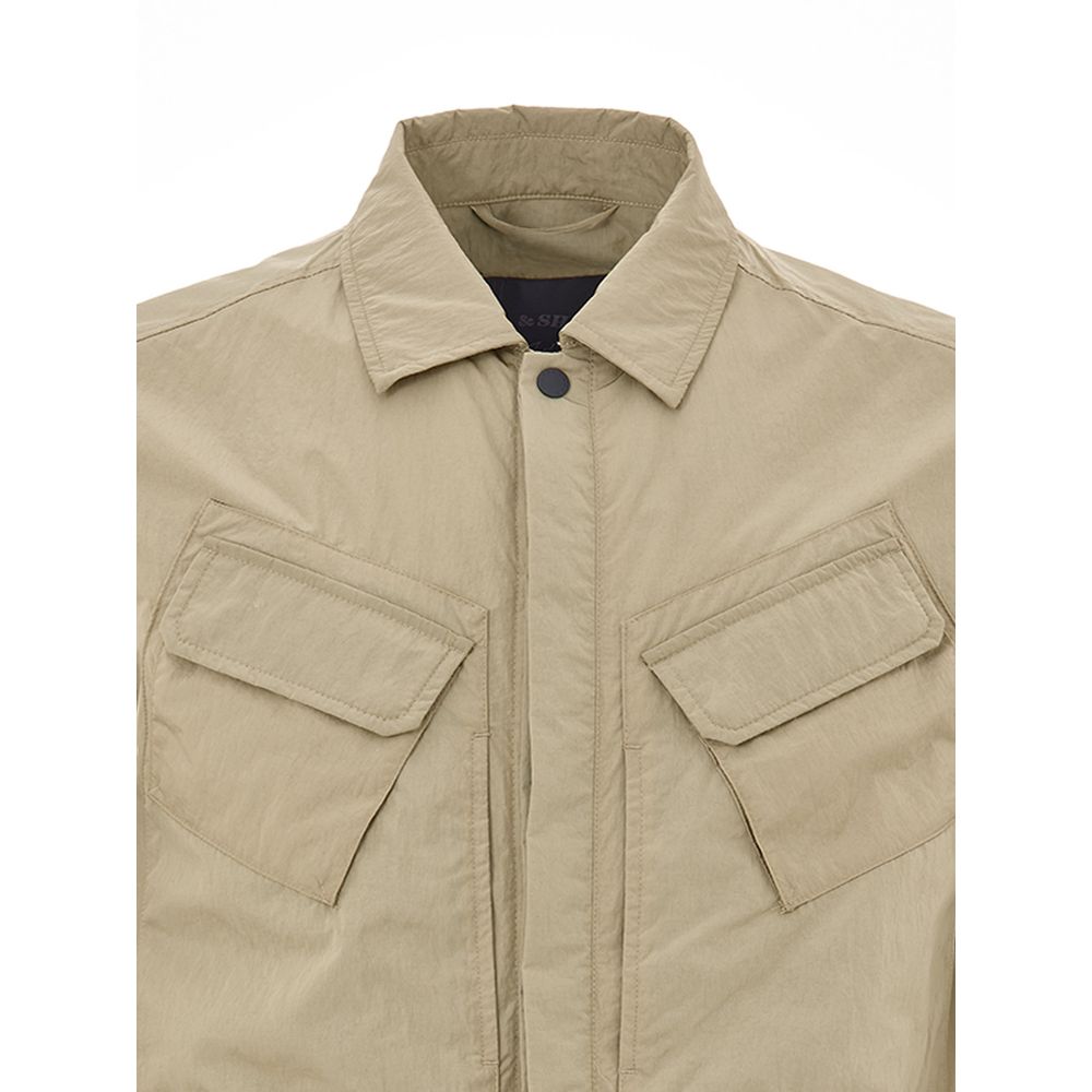 Paul & Shark Beige Polyester-Mantel