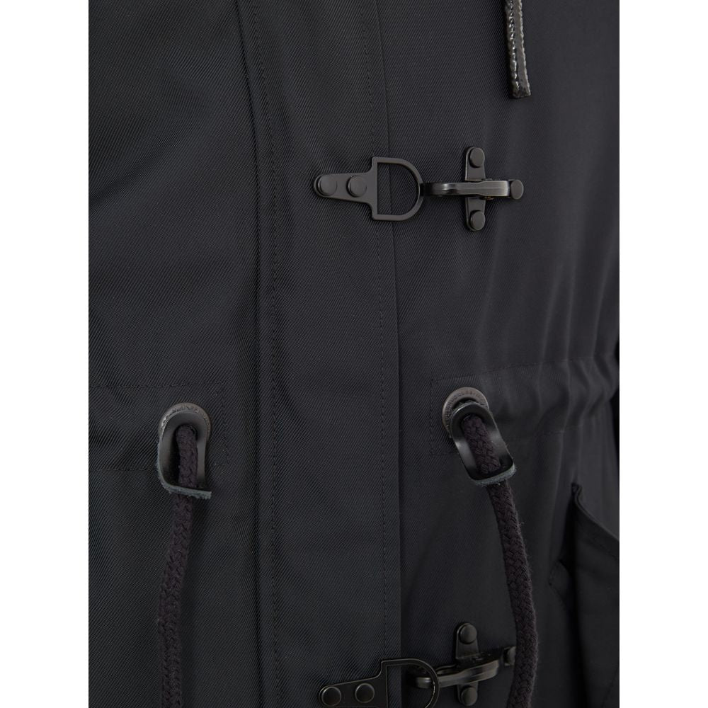Moose Knuckles blauwe nylon parka