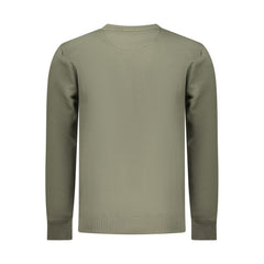Coveri Moving Verde Cotton Men Sweatshirt