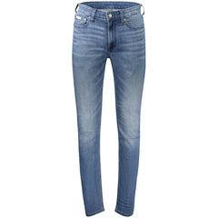 Calvin Klein Blaue Baumwoll-Slim-Taper-Jeans für Herren