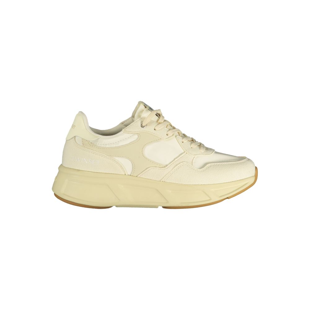 Twinset Beige Polyurethan Damen-Sneaker