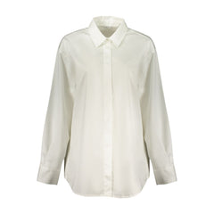 Guess Jeans Bianco Baumwolle Damen Hemd