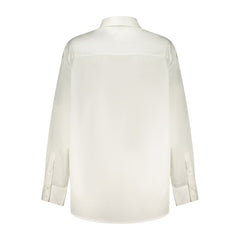Guess Jeans Bianco Baumwolle Damen Hemd