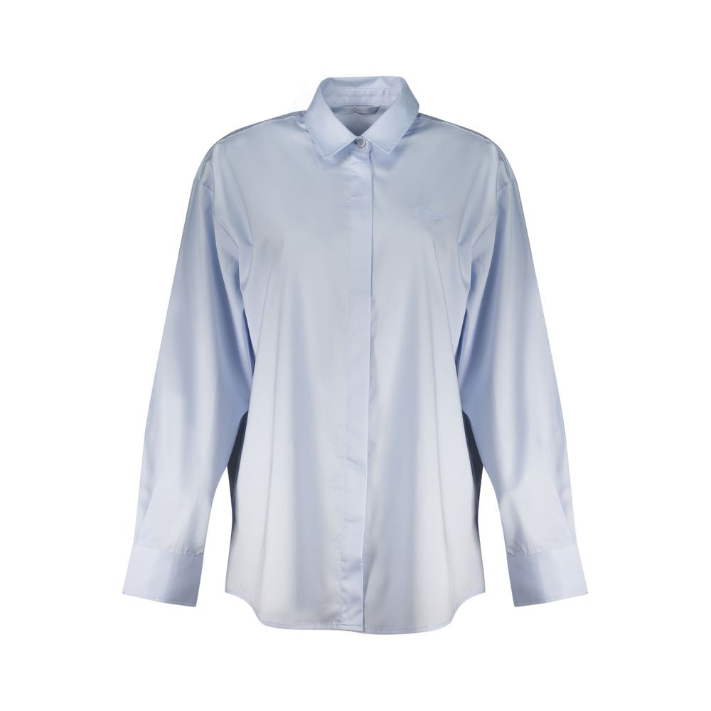 Guess Jeans Azzurro Damenhemd aus Baumwolle