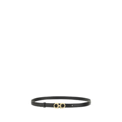 Ferragamo Bruin Kalfsleer Bos Taurus Dunne Riem