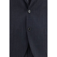 Lardini Blauw Katoenen Tweedelig Pak