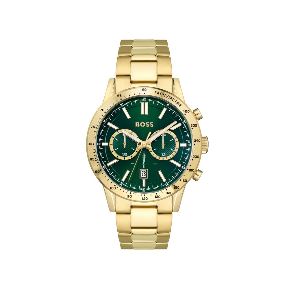 Hugo Boss Goldene Edelstahl-Armbanduhr