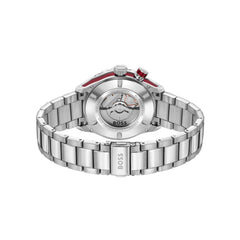 Hugo Boss Graue Edelstahl-Armbanduhr