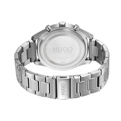 Hugo Boss Graue Edelstahl-Armbanduhr