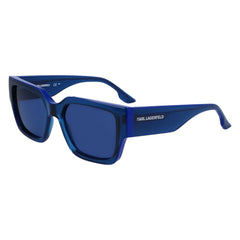 Karl Lagerfeld – Blaue Sonnenbrille mit Spritzguss