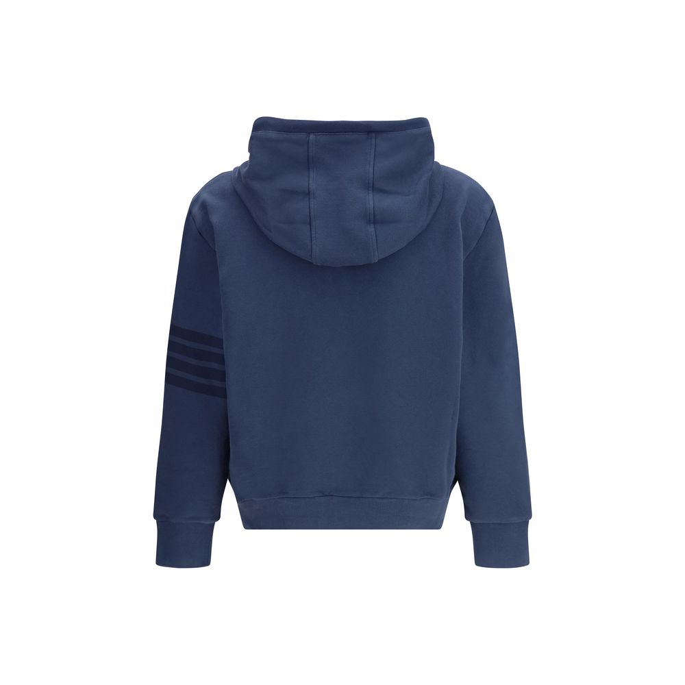 Thom Browne blaues Baumwoll-Sweatshirt