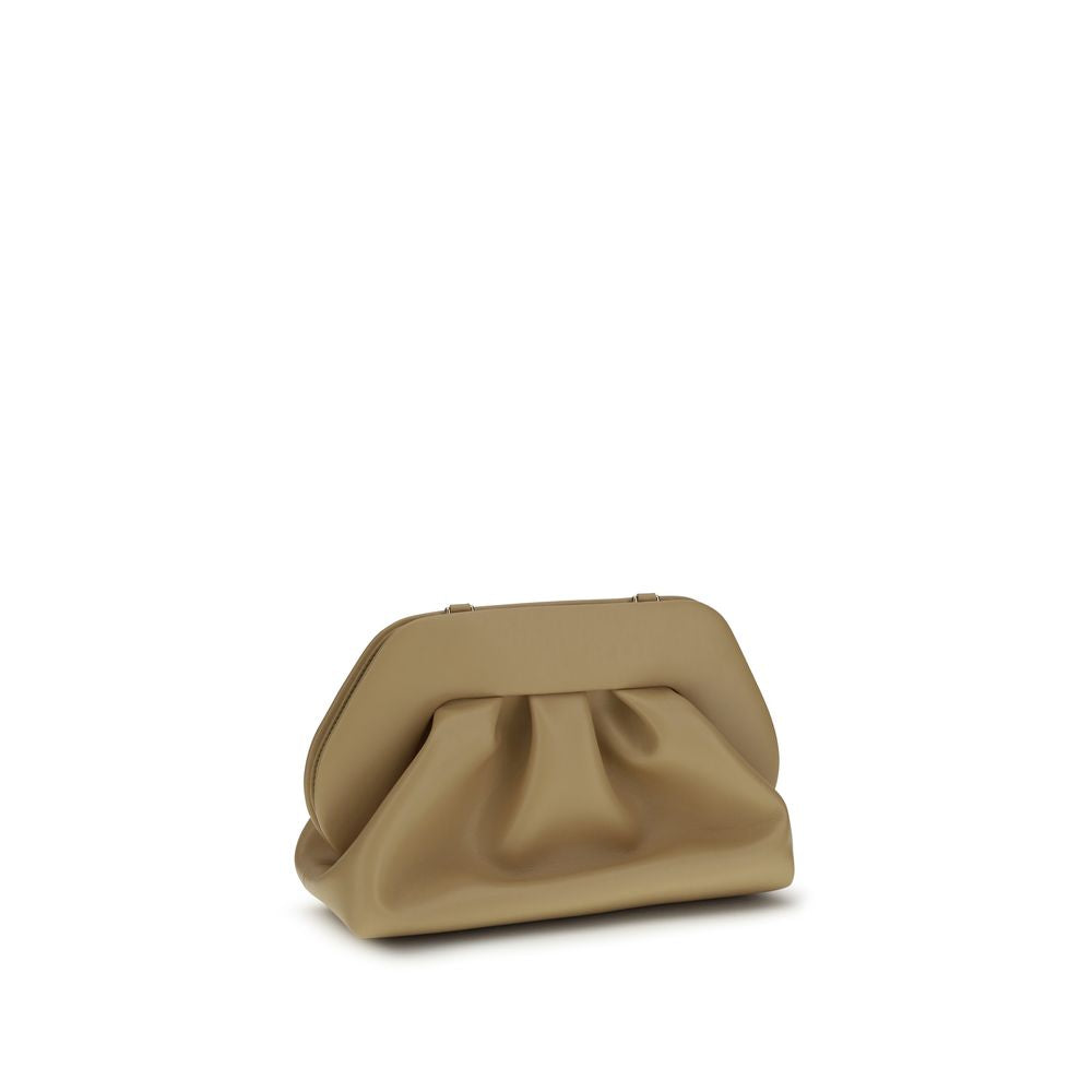 THEMOIRè Beige Andere Vezels Clutch Tas