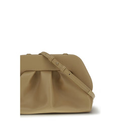 THEMOIRè Beige Andere Vezels Clutch Tas