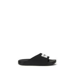 Givenchy Schwarze Gummi-Slipper