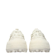 Jil Sander Beige Leather Sneakers