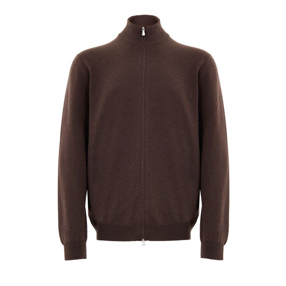 Gran Sasso braune Strickjacke aus Wolle