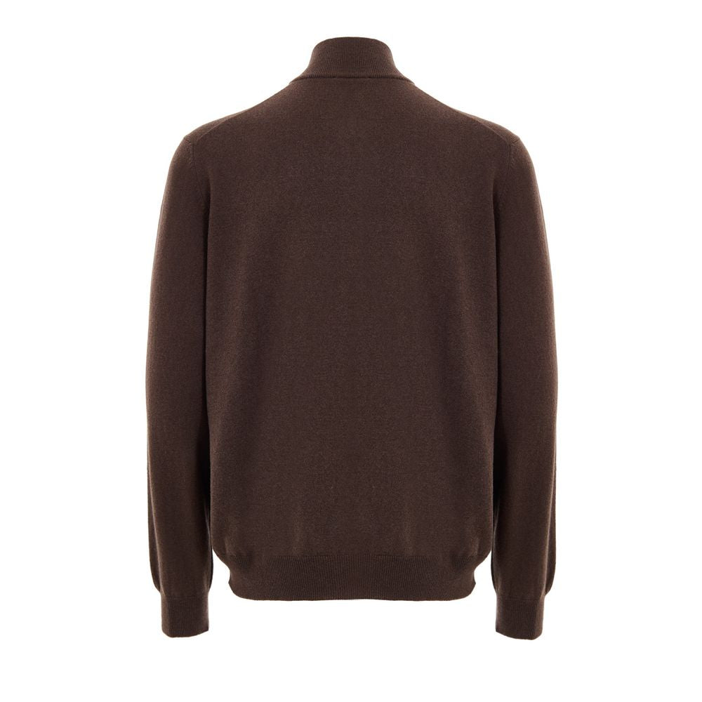 Gran Sasso braune Strickjacke aus Wolle
