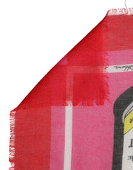 Dolce & Gabbana Pink DG Amore Print Halstuch 140cm x 140cm Schal
