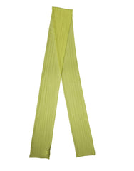 Dolce & Gabbana Gelb Grüner Seidenschal Foulard Stola 292cm x 19cm